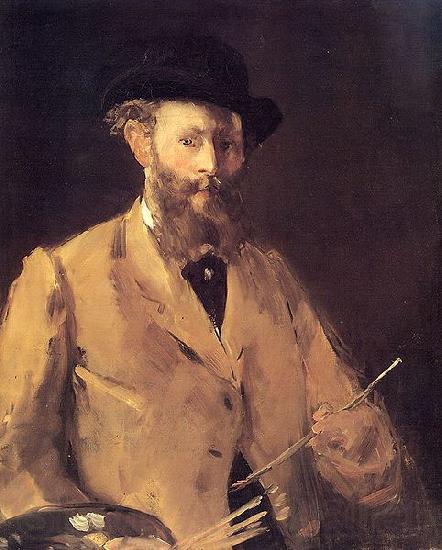 Edouard Manet Self-Portrait with Palette France oil painting art
